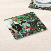 De structuur bijsnijden kartonnen onderzetters (Schuin)