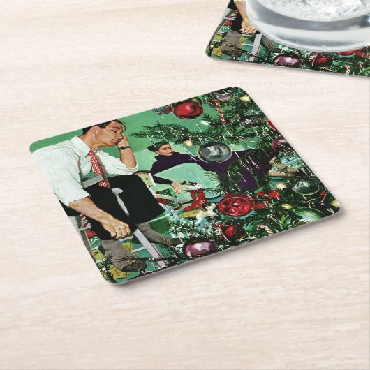 De structuur bijsnijden kartonnen onderzetters (Schuin)