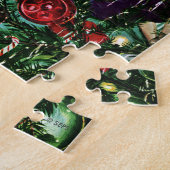 De structuur bijsnijden legpuzzel (Zijkant)