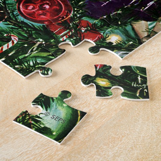 De structuur bijsnijden legpuzzel (Zijkant)