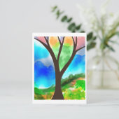 De structuur briefkaart (Staand voorkant)