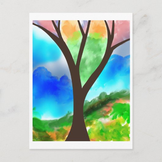 De structuur briefkaart (Voorkant)