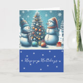 De structuur decorteren feestdagen kaart (Voorkant)