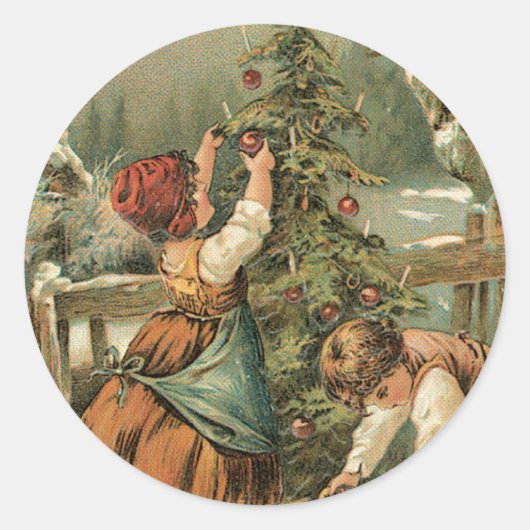 De structuur decorteren ronde sticker (Voorkant)