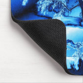 De structuur in het Ice Blue-muispad Muismat (Hoek)