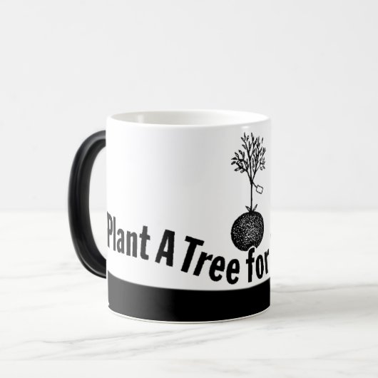 De structuur - magische mok (Voorkant links)