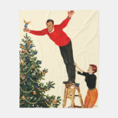 De structuur onderbreken fleece deken (Voorkant)