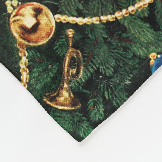 De structuur onderbreken fleece deken (Hoek)