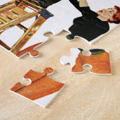 De structuur onderbreken legpuzzel (Zijkant)