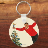 De structuur onderbreken sleutelhanger (Voorkant)