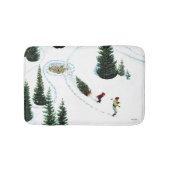 De structuur uitsnijden badmat (Voorkant)