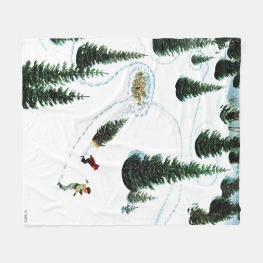 De structuur uitsnijden fleece deken (Voorkant (Horizontaal))