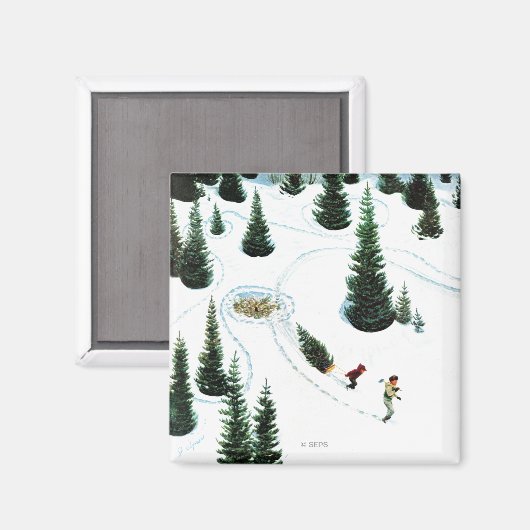 De structuur uitsnijden magneet (Voorkant / Achterkant)