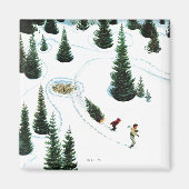 De structuur uitsnijden magneet (Voorkant)