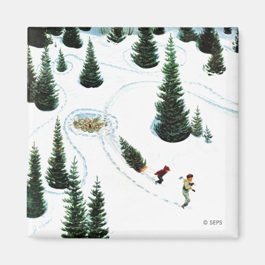 De structuur uitsnijden magneet (Voorkant)