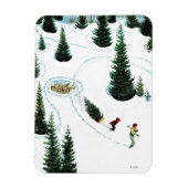 De structuur uitsnijden magneet (Verticaal)