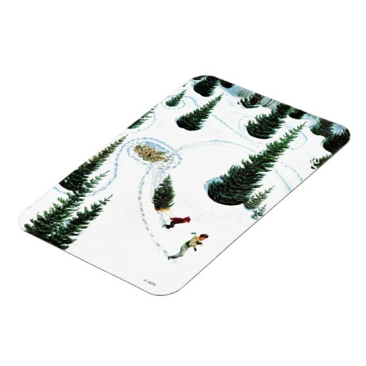 De structuur uitsnijden magneet (Linkerzijde)