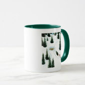 De structuur uitsnijden mok (Voorkant rechts)