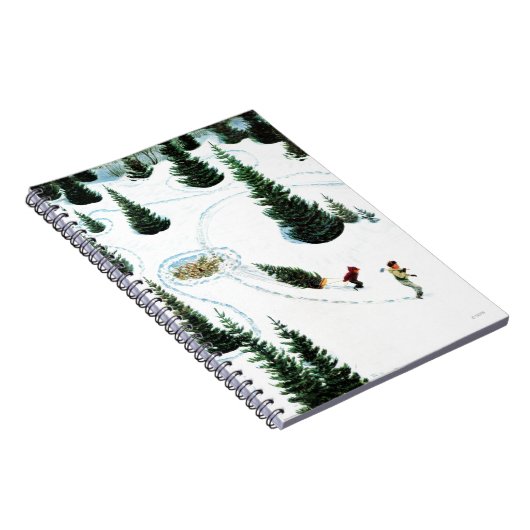 De structuur uitsnijden notitieboek (Rechterzijde)