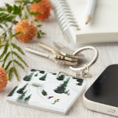 De structuur uitsnijden sleutelhanger (Voorkant Rechts)