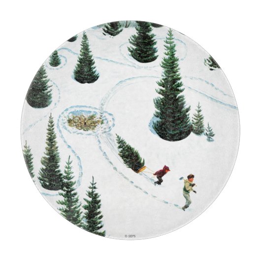 De structuur uitsnijden snijplank (Voorkant)