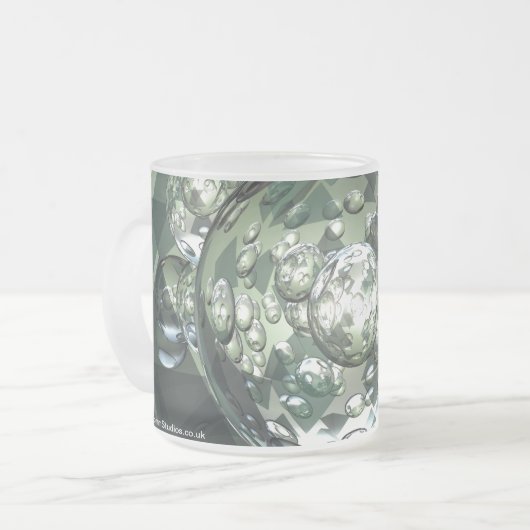 De structuur van de apatiet matglas koffiemok (Voorkant links)