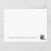 De structuur van het helen briefkaart (Achterkant)