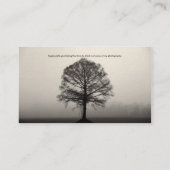 De structuur visitekaartje (Achterkant)