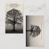 De structuur visitekaartje (Voorkant / Achterkant)