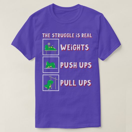 De Struggle is een echte Dinosaur rex, geschikt vo T-shirt (Design voorkant)