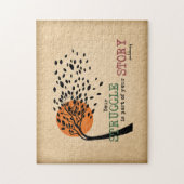 De Struggle maakt deel uit van je verhaal: Herstel Legpuzzel (Verticaal)