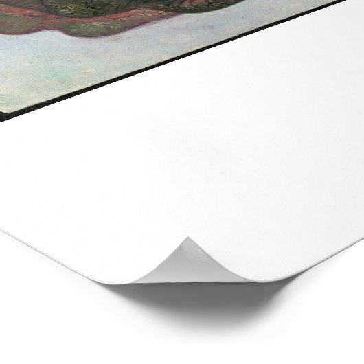 De struisvogel en de vogel door Bryn Barnard Poster (Hoek)