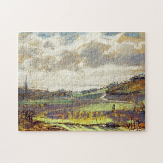 De stuary Monet Fine Art uit de Seine Estuary Legpuzzel (Horizontaal)