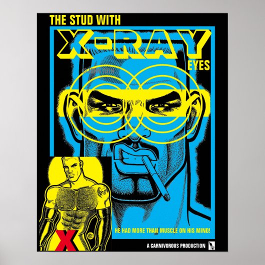 De Stud met röntgenogen Poster (Voorkant)