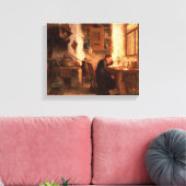 De student scheikunde en apotheek canvas afdruk (Insitu (Woonkamer))