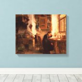 De student scheikunde en apotheek canvas afdruk (Insitu (Houten vloer))