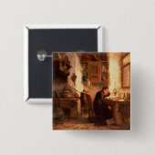 De student scheikunde en apotheek vierkante button 5,1 cm (Voorkant /achterkant)