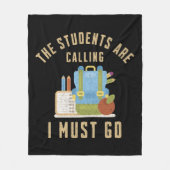 De studenten roepen dat ik weg moet fleece deken (Voorkant)