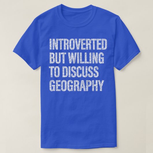 De studenten van de Geografie van de Geografie van T-shirt (Design voorkant)