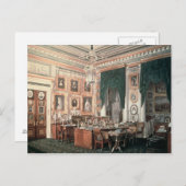 De studie van Alexander III in het Paleis van Gatc Briefkaart (Voorkant / Achterkant)