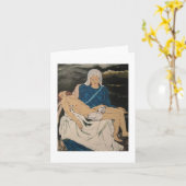 De studie van Pieta notecard Kaart (Gele Bloem)