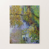 De Studio Boat van Claude Monet Puzzle Legpuzzel (Verticaal)