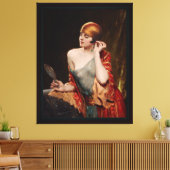 De Studio Mirror van Albert Henry Collings Canvas Afdruk (Insitu (Woonkamer))