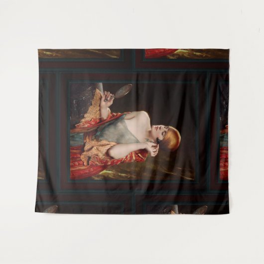 De Studio Mirror van Albert Henry Collings Wandkleed (Voorkant (horizontaal))