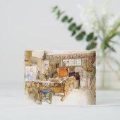 De Studio van de kunstenaar Briefkaart (Staand voorkant)