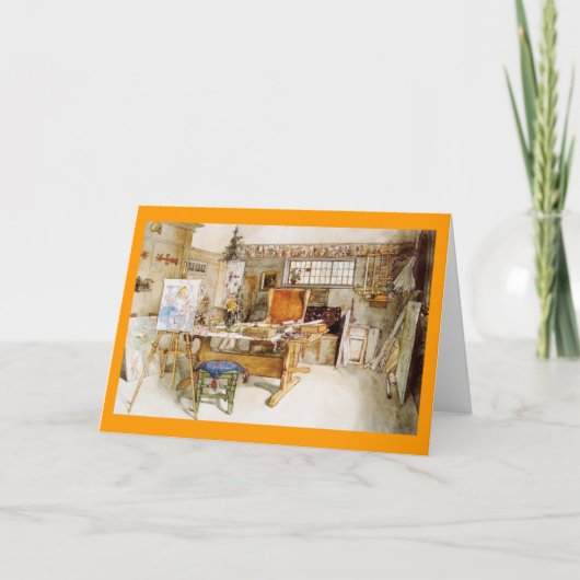 De studio van de Kunstenaar Kaart (Voorkant)