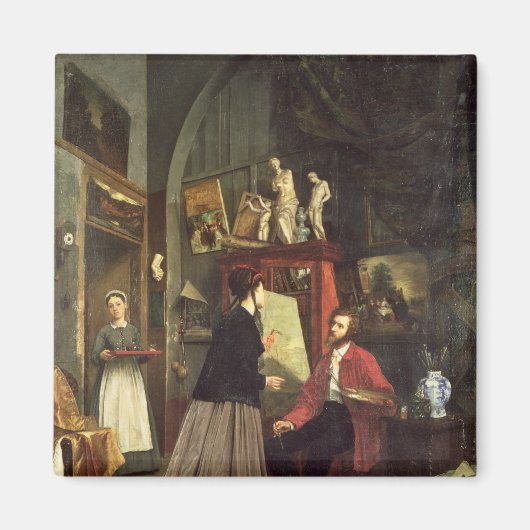 De Studio van de kunstenaar Magneet (Voorkant)