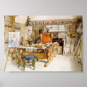 De Studio van de kunstenaar Poster