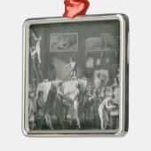 De Studio van Jacques Louis David Metalen Ornament (Links)