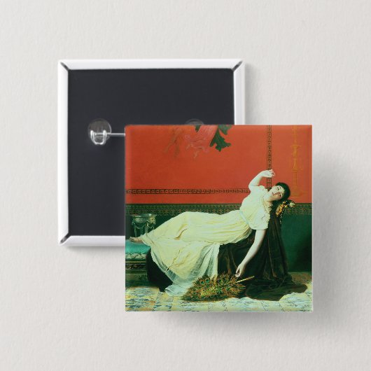 De Studio Vierkante Button 5,1 Cm (Voorkant /achterkant)